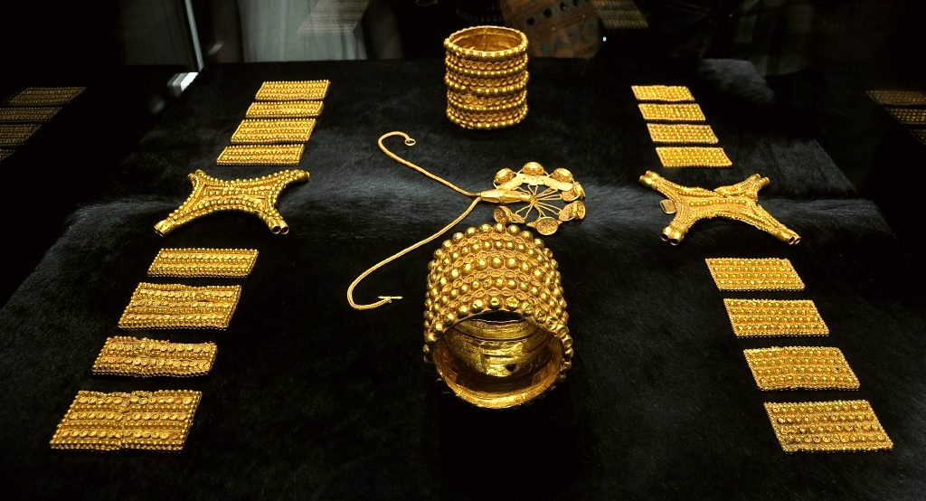 Treasure of El Carambolo, belonging to the ancient Tartessian sanctuary located 3 kilometers west of Seville
