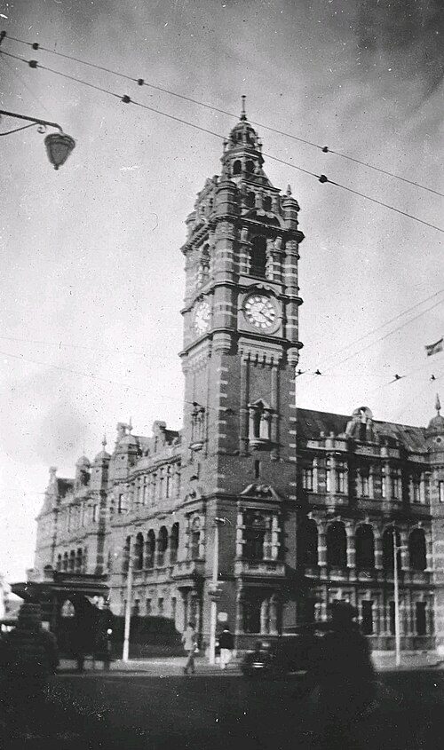Pietermaritzburg City Hall found on a photo album dated 1924