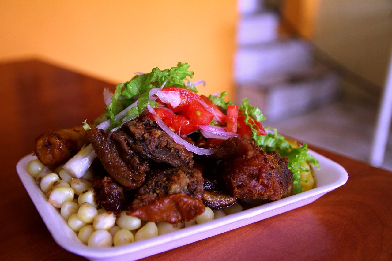 Local food and drinks - Banos