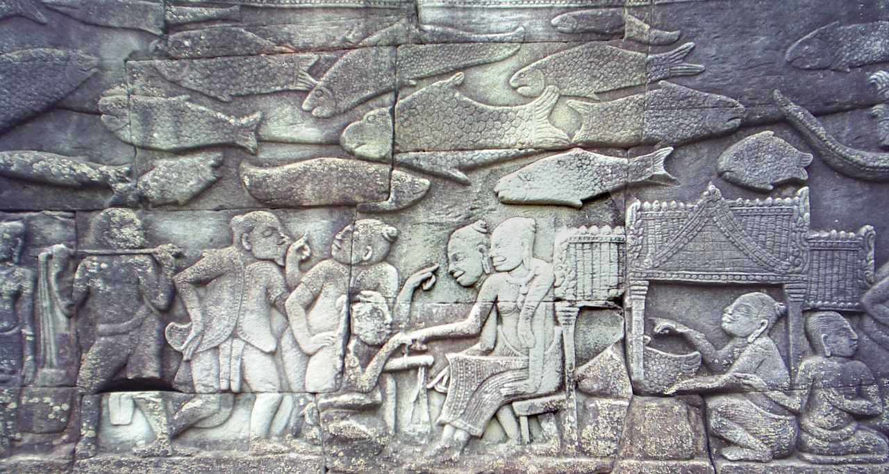 Lokales Essen und Trinken - Cambodia