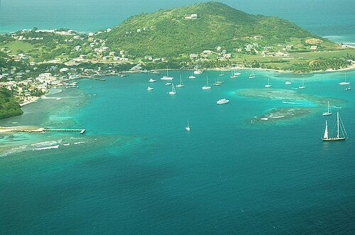 Clifton Harbour from the air
