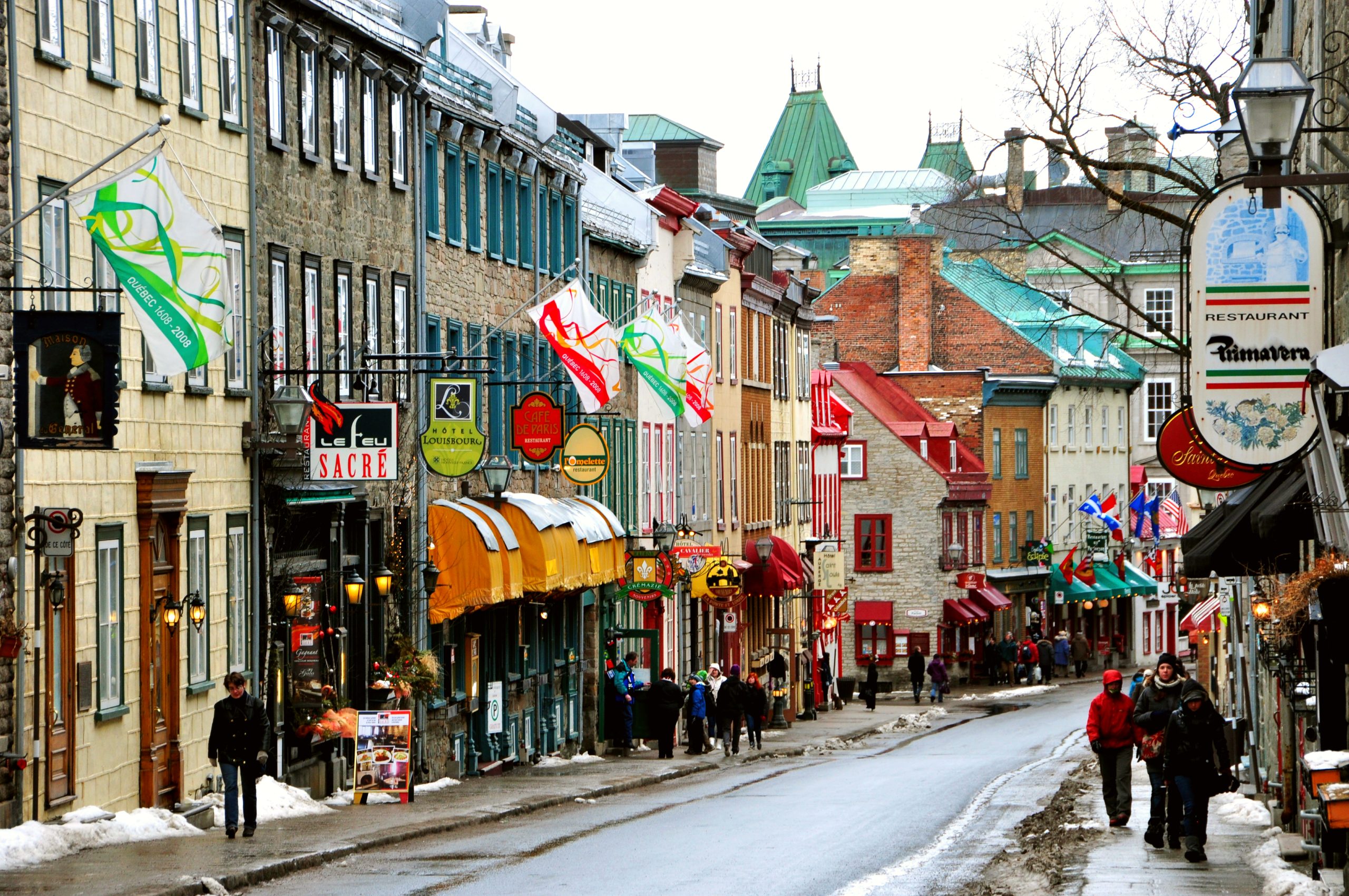 Stroll down Rue St. Louis