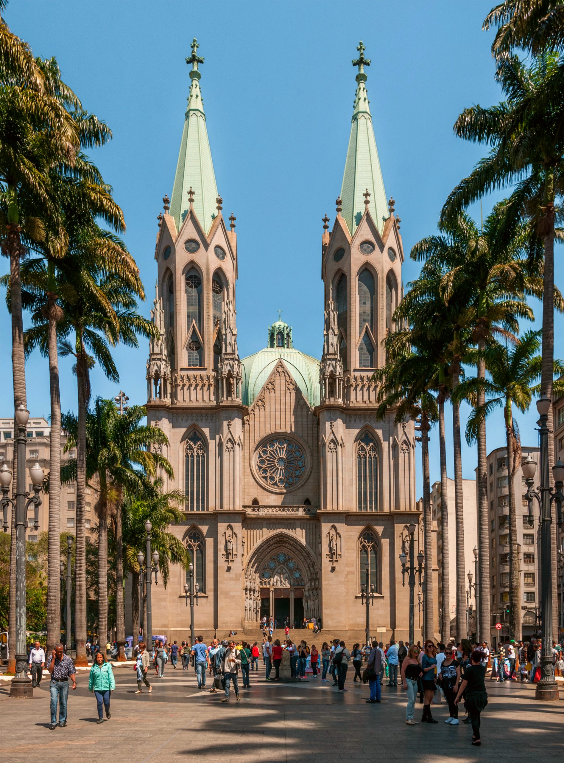Gothic architecture in the heart of the city