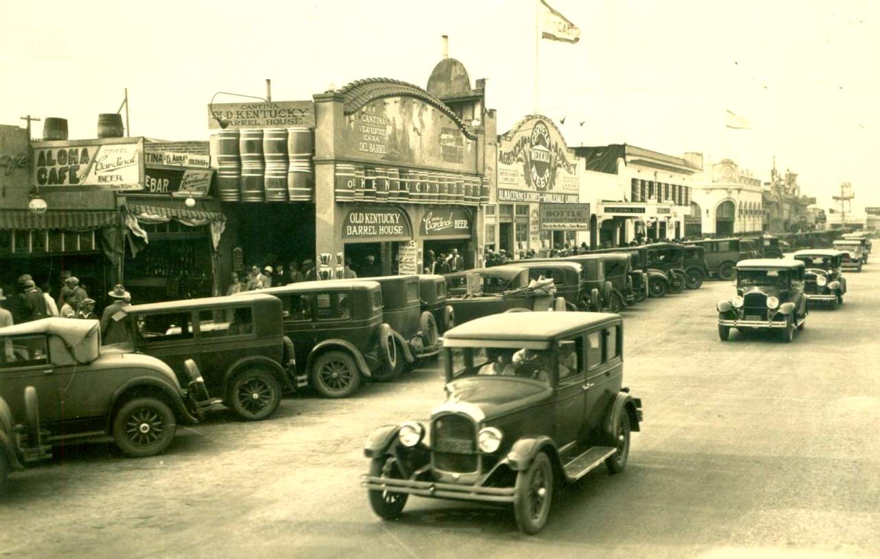 Downtown Tijuana in the 1920s