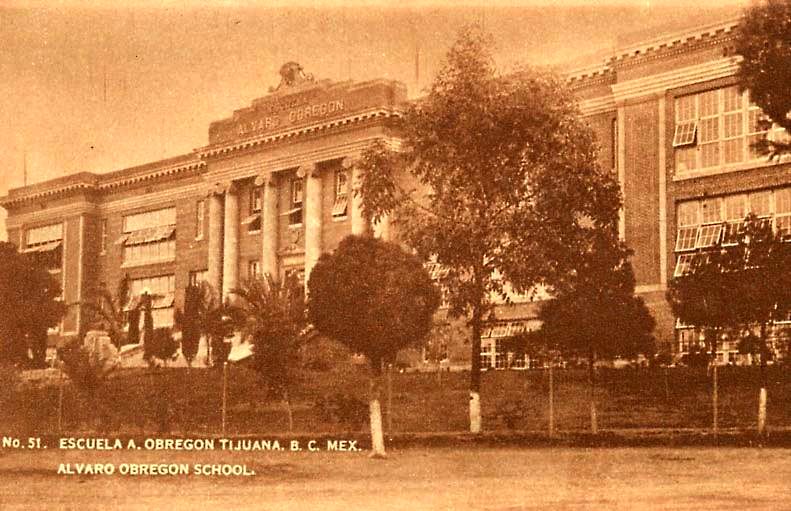 Álvaro Obregón School in 1930